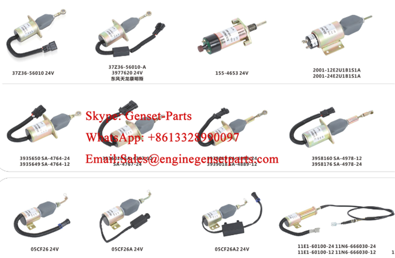 Stop Solenoids High-Quality Engine Stop Solenoids