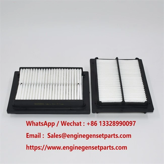 60250669 Aftermarket Cabin Air Filter Replacement For Komatsu Sany Excavators factory 60250669 Aftermarket Cabin Air Filter Replacement For Komatsu Sany Excavators factory