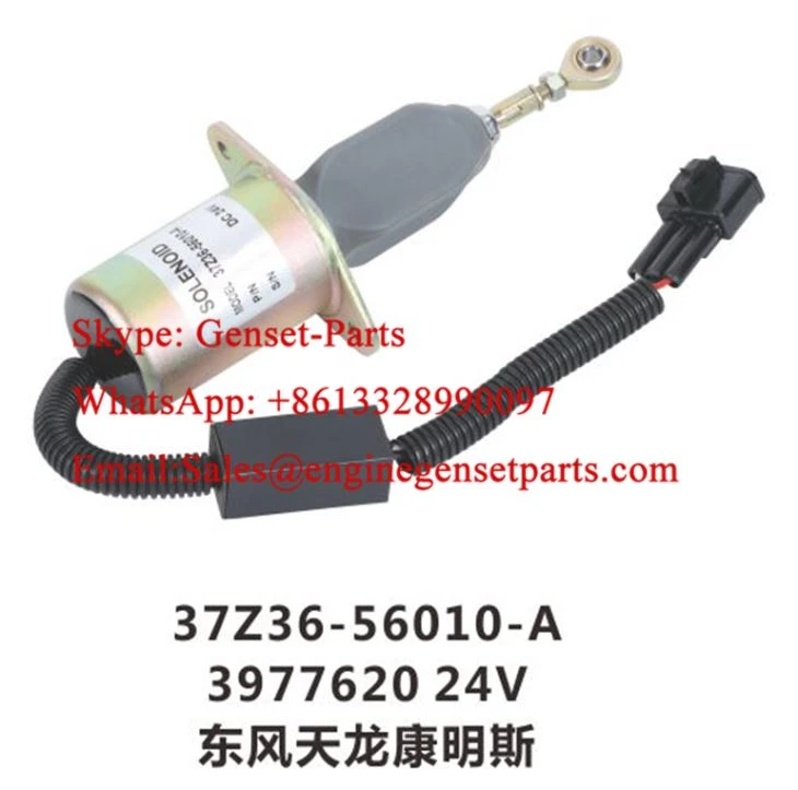 High-Quality 24V Stop Solenoid 37Z36-56010-A 3977620 For Dongfeng Cummins Engine