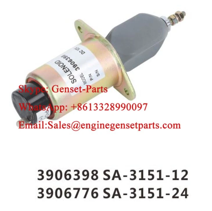 3906398 SA-3151-12 3906776 SA-3151-24 High-Quality Fuel Stop Solenoid For Cummins Engine